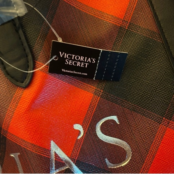 Victoria’s Secret Plaid Bag/Tote-NWT - Picture 3 of 3